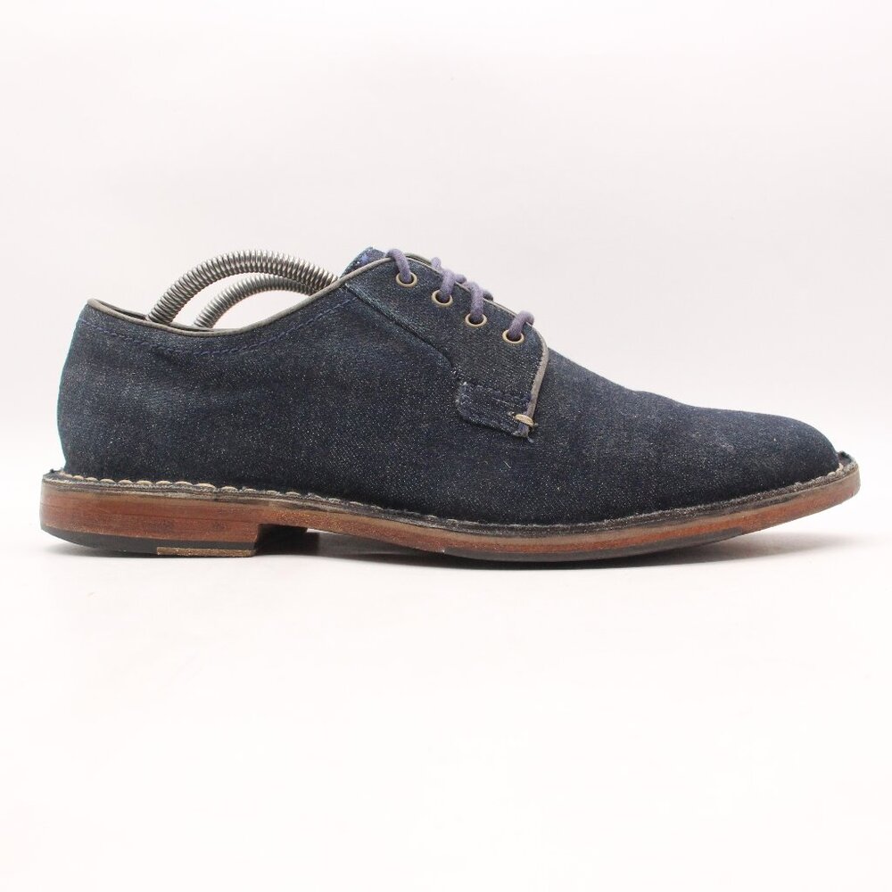 Cole Haan Grover Oxford Dress Shoes Men’s 10 M Lace Denim Blue C14336